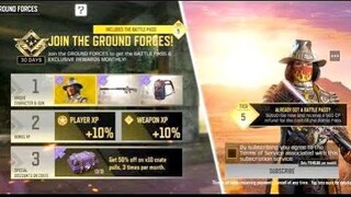 NEW S5 "GROUND FORCES" SUBSCRIPTION REWARDS