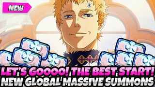 *LET'S GOOOOOO!* THE BEST START EVER!!! MASSIVE SUMMONS! (Black Clover Mobile)