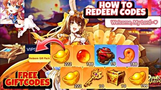 Dynasty Heroes Romance Samkok All Giftcodes - How to Redeem Codes // Dynasty Heroes Free 5 Codes