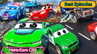 Hero Cars City Best Compilation (Episode 07)