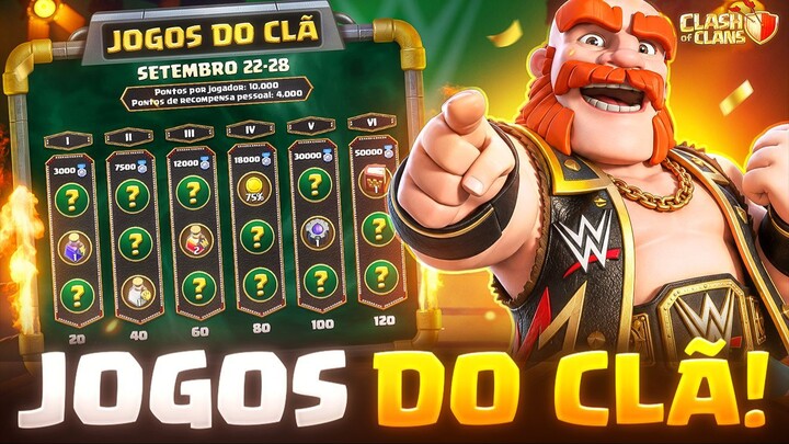JOGOS DO CLÃ DE SETEMBRO 2026! TODAS AS RECOMPENSAS E COMO COMPLETAR