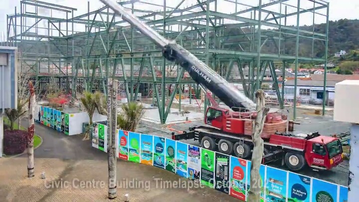 Civic Centre Construction time-lapse to June 2022