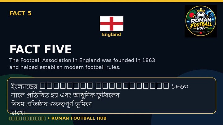 5 Football Facts You Didn't Know ⚽ | Roman Football Hub