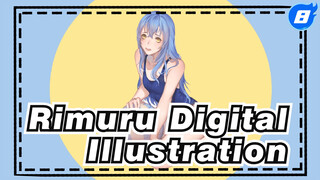 Rimuru In Her Bathing Suit | SAI Digital Illustration_8