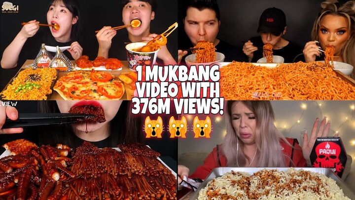 MOST VIEWED MUKBANG ASMR VIDEOS ON YOUTUBE🙀🙀🙀