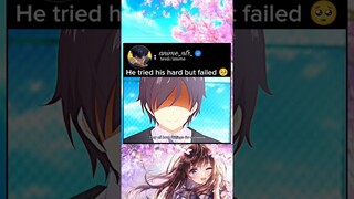 He tried his hard but failed #anime #animeedit #animelover #romantic #love #sad