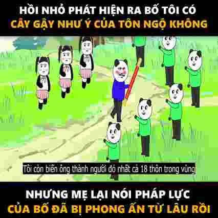 Cách biến bố mình thành tôn ngộ không