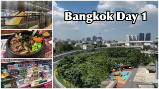 Korean Food🍴Shopping 🛍️ Sky Train 🚊 - Bangkok Vlog 1
