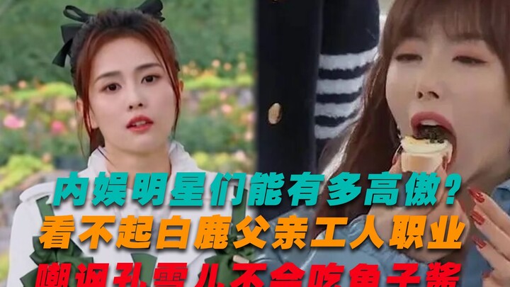 إلى أي مدى يمكن أن يكون مشاهير صناعة الترفيه الداخلية متعجرفين؟ يستخفون بمهنة والد باي لو، ويسخرون م