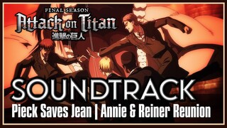 Attack on Titan S4 Episode 24 OST: Final Scene (Pieck Saves Jean) | 進撃の巨人 OST