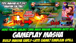 TIPS CARA MAIN MASHA ULTI NON STOP + COMBO MASHA 1 HIT❗BUILD MASHA TERSAKIT 2024❗GAMEPLAY MASHA KOF