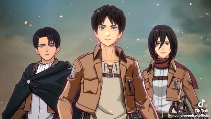mlbb x attack on Titan😍