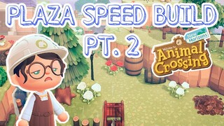 AESTHETIC PLAZA PT. 2 SPEED BUILD // ANIMAL CROSSING NEW HORIZONS