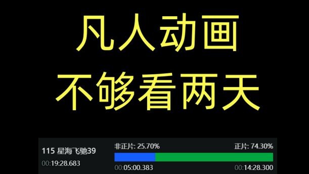 5年161集不够看两天，凡人修仙传动画时长数据