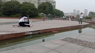 สเก็ตบอร์ด|Ollie Crossing the River Practice