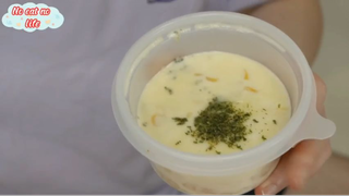 Mì trộn xúc xích cay, cơm rong biển và đồ ăn kèm 5 #amthuc