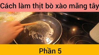 Cách làm thịt bò xào măng tây #5