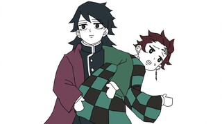 Yiyong melakukan hal seperti itu pada Tanjiro [Tulisan Tangan Patung Pasir Kimetsu no Yaiba]