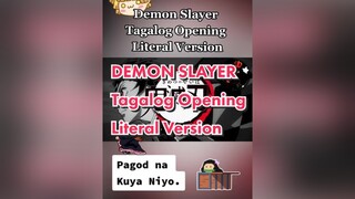 demonslayer tagalog animeparody anime otaku weeb animeopening tanjiro nezuko shikiyuki