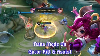 nana mode on di rank - mobile legends