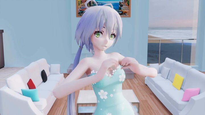 【4K/MMD fabric solution】 Reminisce the wonderful 🐟summertime with ✨Luo Tianyi🎉✨