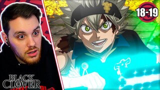 NEW SWORD?! 😱 || BLACK CLOVER Episode 18 and 19 REACTION + REVIEW