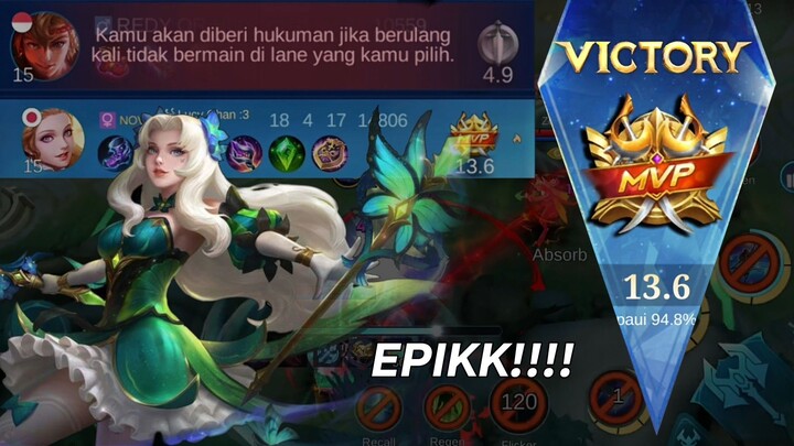 Gameplay Odette [MLBB] ~ Dark Day Ethereal