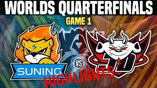 SN vs JDG Highlight Ván 1 Tứ Kết Chung Kết Thế Giới 2020 | Sunning vs JD Gaming