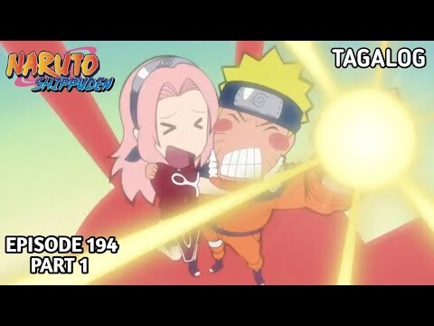 Karera ng Tatlong Paa | Naruto Shippuden Episode 194 Tagalog dub Part 1 | Reaction