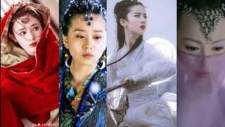 4 mỹ nhân cổ trang với 4 màu sắc kinh điển(4 Chinese costume beauties with 4 different colors)