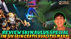 REVIEW SKIN AULUS SPECIAL || NIATNYA NGEGENDONG MALAH DI GENDONG PUBLIK - MOBILE LEGENDS