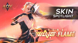 Yena WaVe Flame Skin Spotlight - Garena AOV (Arena of Valor)