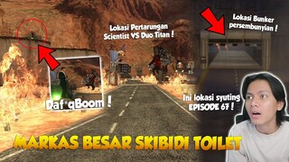 AKU PERGI KE MARKAS BESAR SKIBIDI TOILET PADA EPISODE 67 PART 1-4 DAN MENCARI BUNKER PERSEMBUNYIAN!