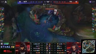 LCK Mùa Hè 2022_ KT vs T1 - Full Highlights _ Ván 1, 2, 3 _ Tuần 1 Ngày 5