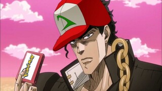 Jotaro memainkan Pokemon