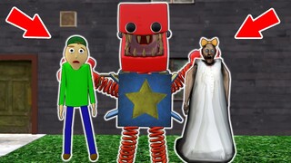 Granny vs Baldi vs Boxy Boo Poppy Playtime - funny horror school animation (p.115)