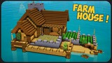 Cara Membuat Rumah Survival/Farm House Di Atas Air ! || Minecraft Ngabubuild Pt.73