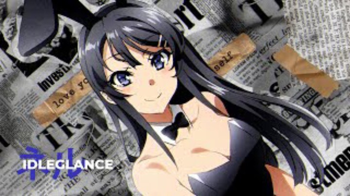 Anime Rascal does not dream MC ini diem2 suka sama cwe ini saling mencintai🔥😍( Lycris x AMV)#