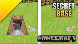 Cara Membuat Secret Base - Minecraft