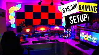MY $15,000 YOUTUBE GAMING SETUP! (Office Tour)