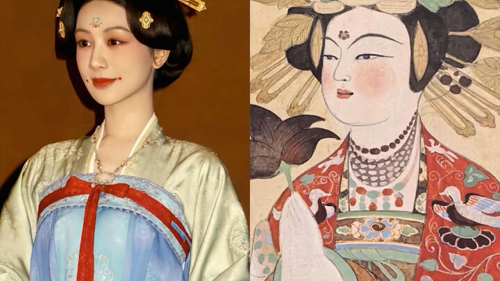 Một đội trang điểm như vậy đã đưa tôi vào một trăm con rối cổ đại hạ cánh #国色芳华#杨紫 #李现#何惟芳 #妆造 #古装 #