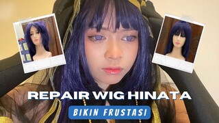 Hampir Nangis Repair Wig Hinata Karena Bikin Frustasi (╥﹏╥)