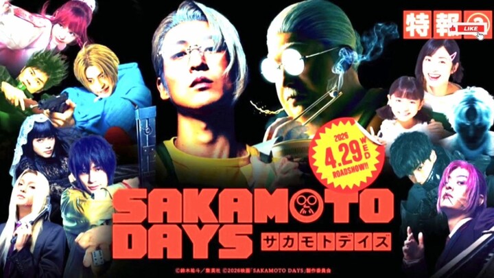 SAKAMOTO DAYS Live Action Full Movie Eng. Sub. 2026