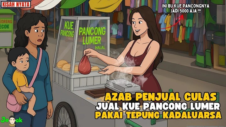 AZAB PENJUAL CULAS JUAL KUE PANCONG LUMER PAKAI TEPUNG KADALUARSA