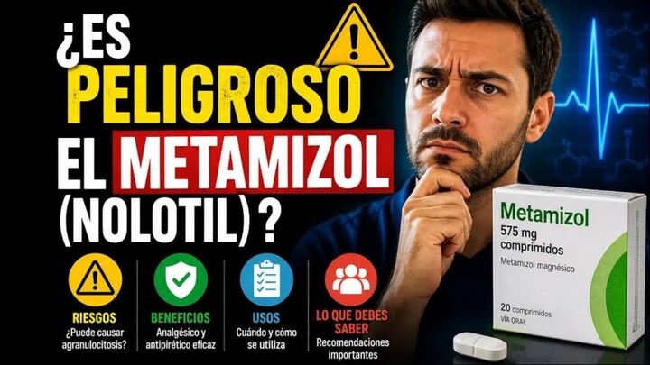 ¿Es peligroso el Metamizol (Nolotil)? ⚠️ Riesgos, beneficios y lo que debes saber.