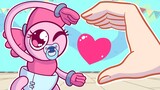 BABY Mommy Long Legs Origin Story // Poppy Playtime Finger Heart Animation - Fancy Refill