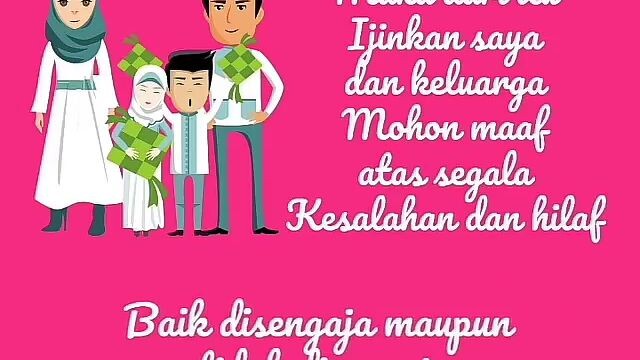 mau minta maaf kepada semua