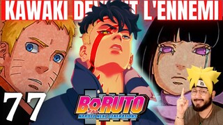 DU GÉNIE ! PUISSANCE SECRÈTE D' HIMAWARI ! KAWAKI ENNEMI MAIS GENTIL ! -  BORUTO 77 - REVIEW MANGA