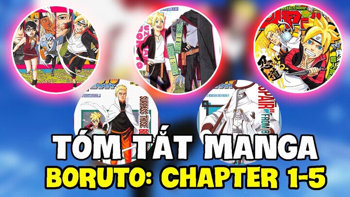 [Tóm Tắt Manga] Boruto Chapter 1-5 | Sự xuất hiện của Momoshiki vs Kinshiki