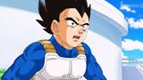 Beerus just took a bite of takoyaki, and Vegeta was so frightened that he trembled all over